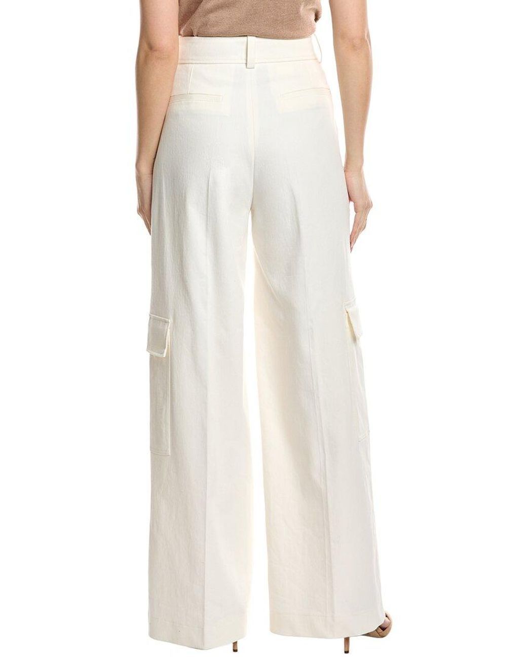 Boss White Teneria Trouser
