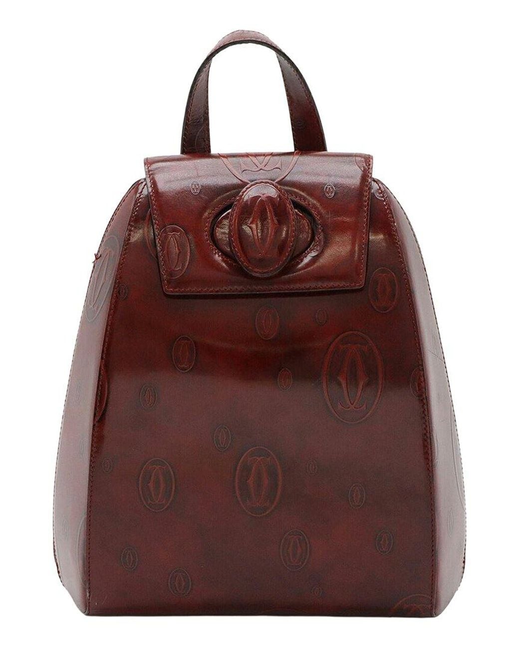 Cartier Brown Happy Birthday Backpack (Authentic Pre-Loved)
