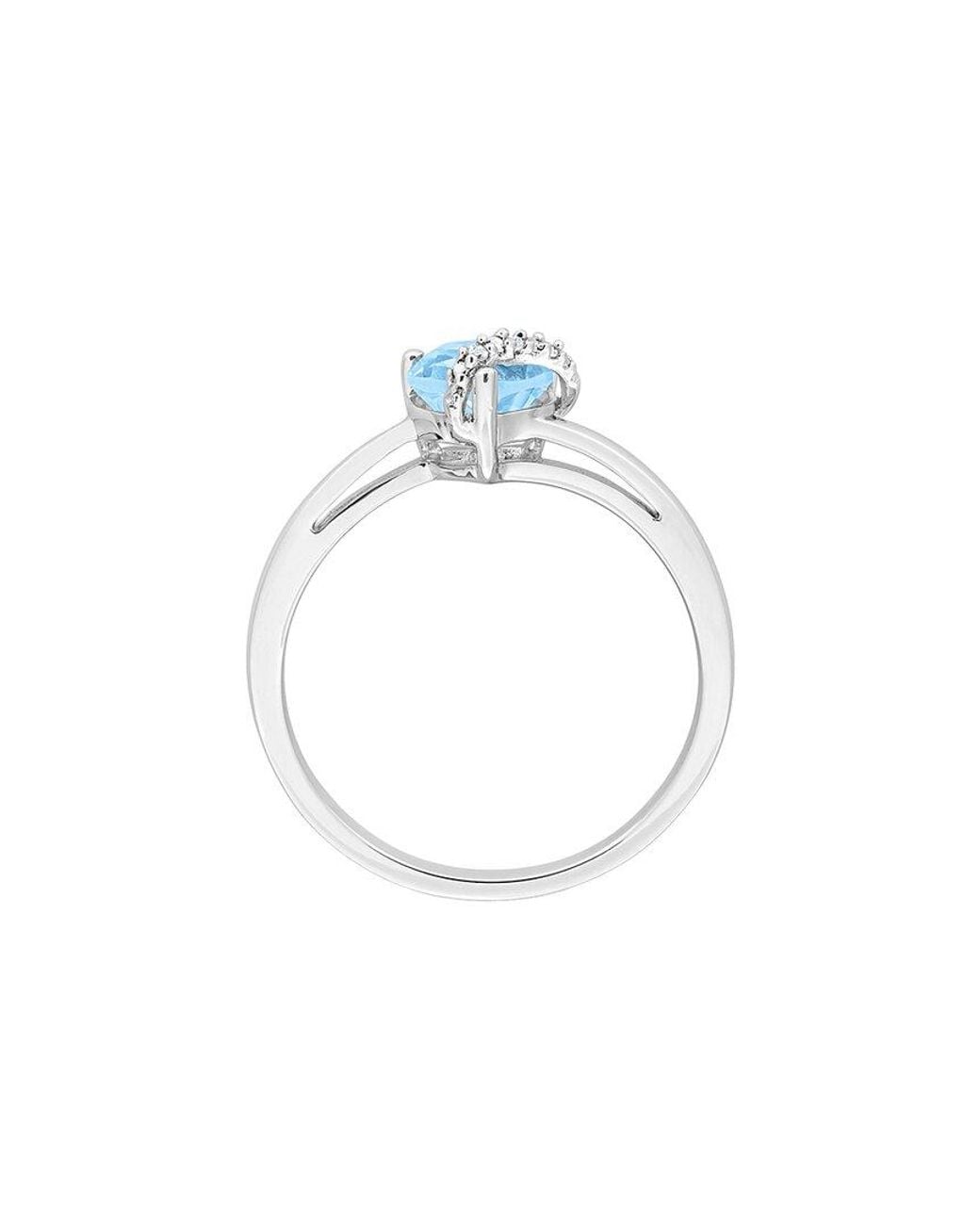 Rina Limor Blue 1.01 Ct. Tw. Diamond & Topaz