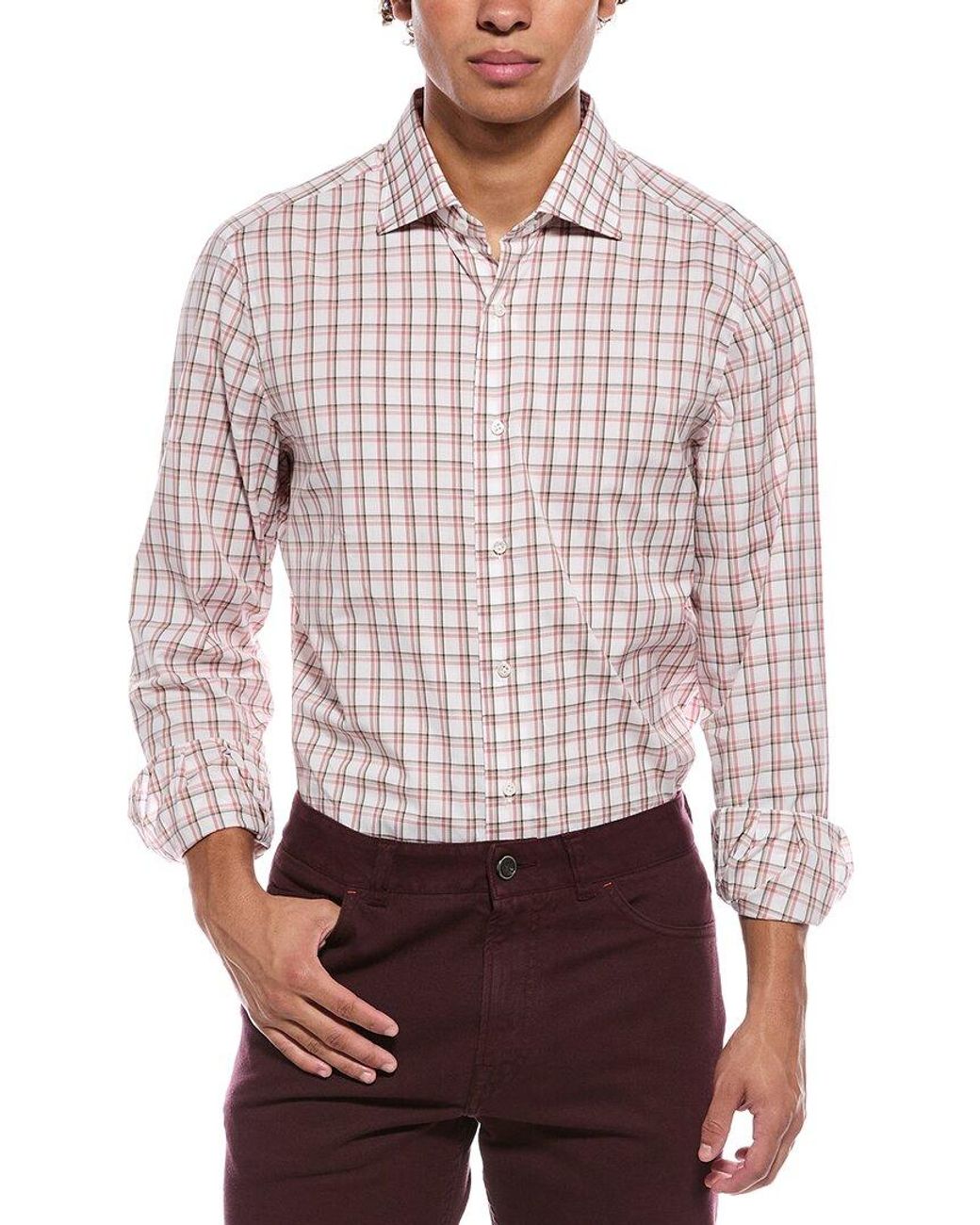 Isaia Red Milano Mix for men
