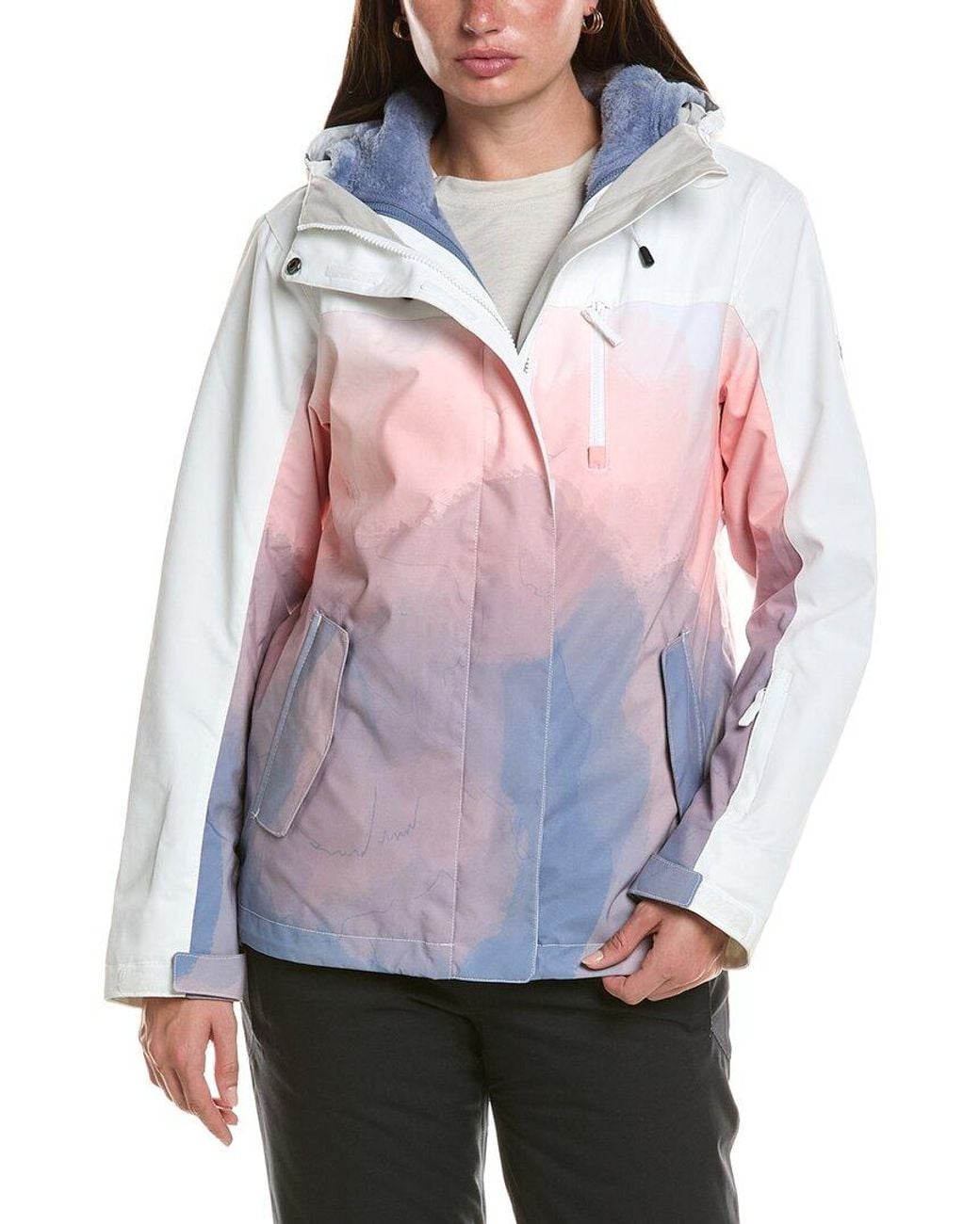 Roxy Gray Jetty 3N1 Jacket