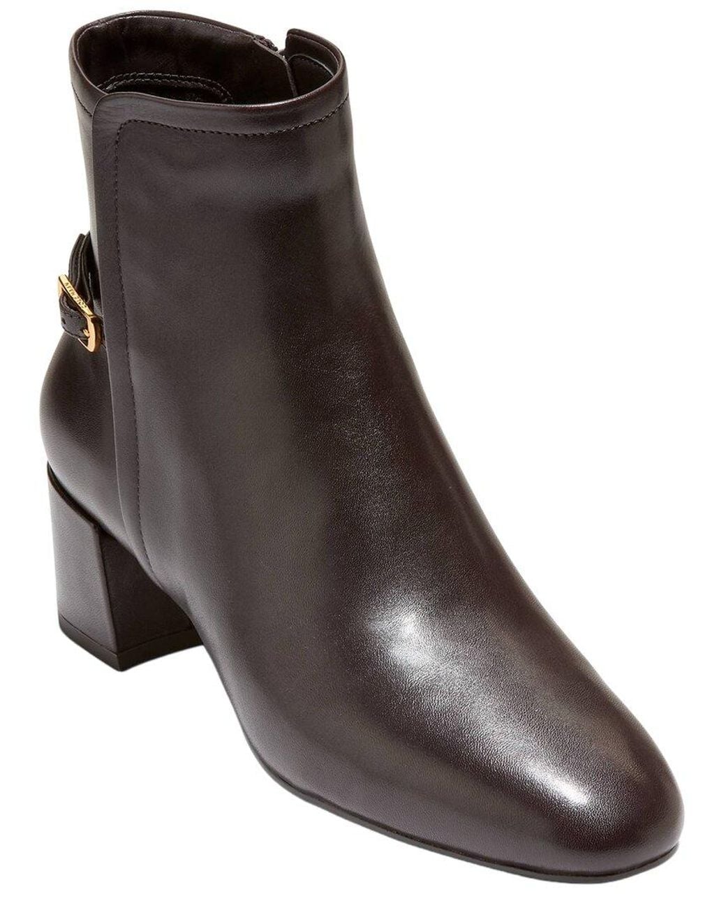 Cole Haan Black Go-To Suzanne Leather Bootie