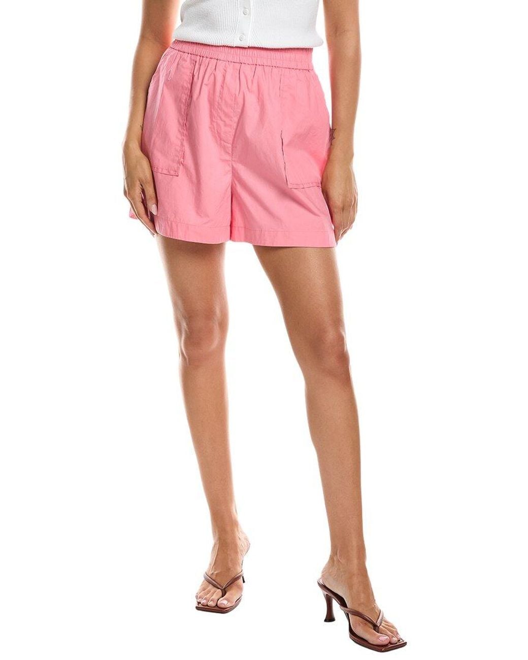 FRNCH Pink Cyana Woven Short