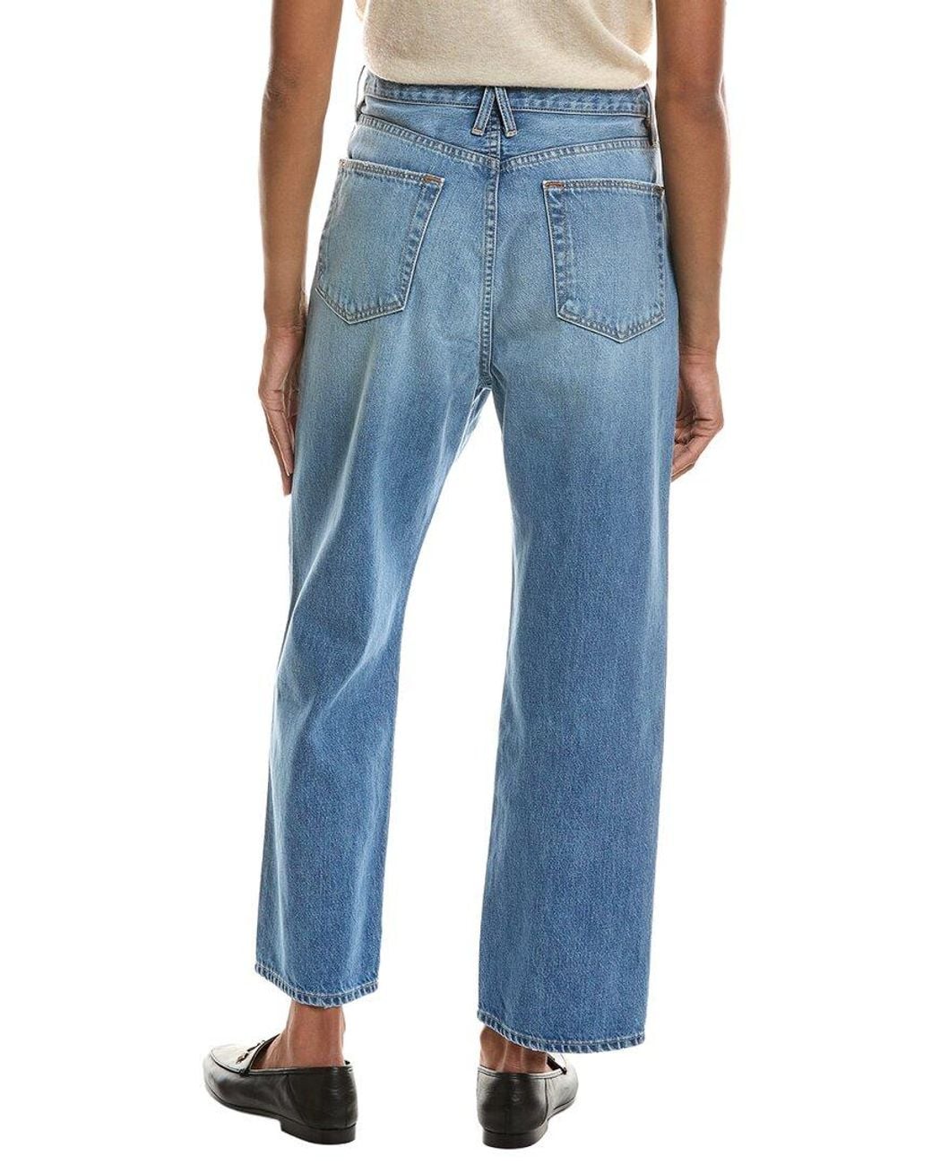 SLVRLAKE Denim Blue Denim London Crop Jean