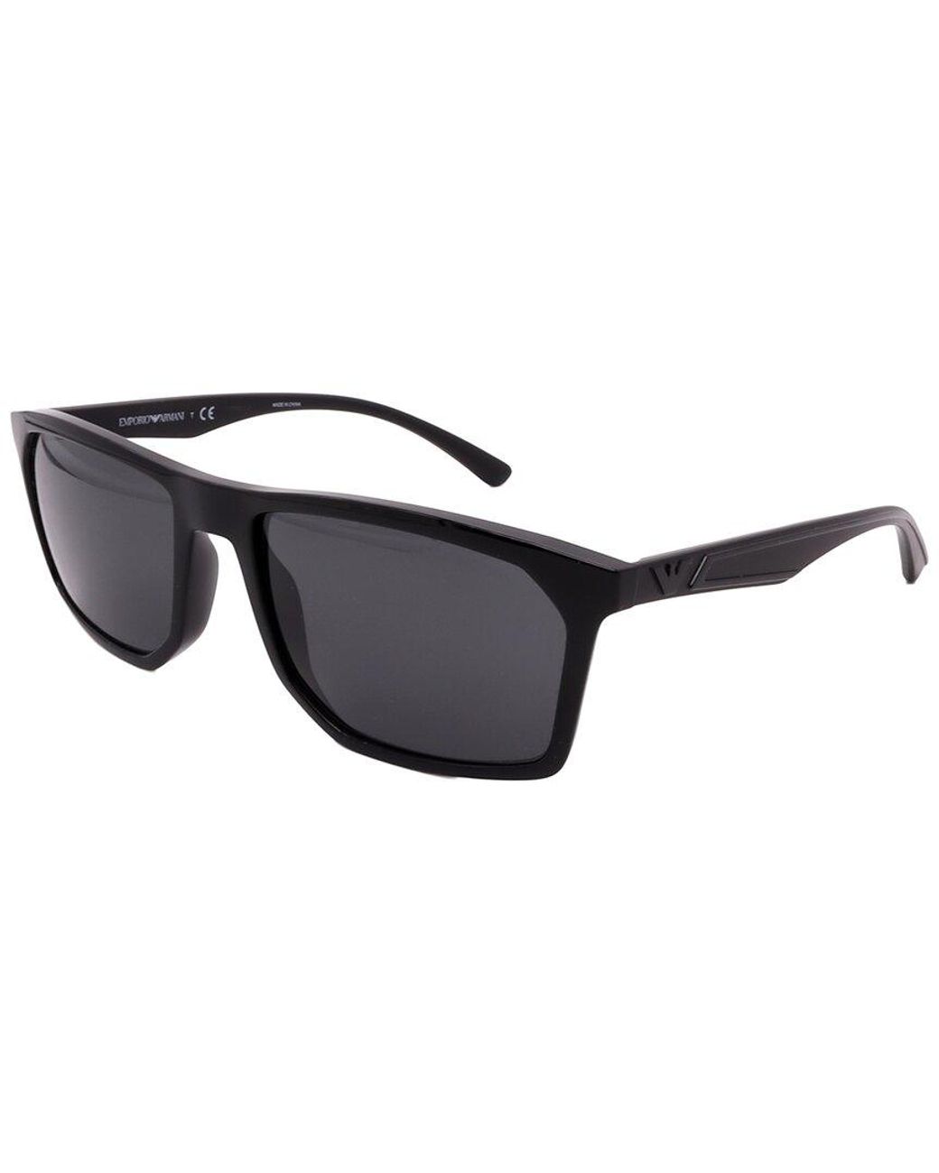 Armani Black Ea4164 57Mm Sunglasses