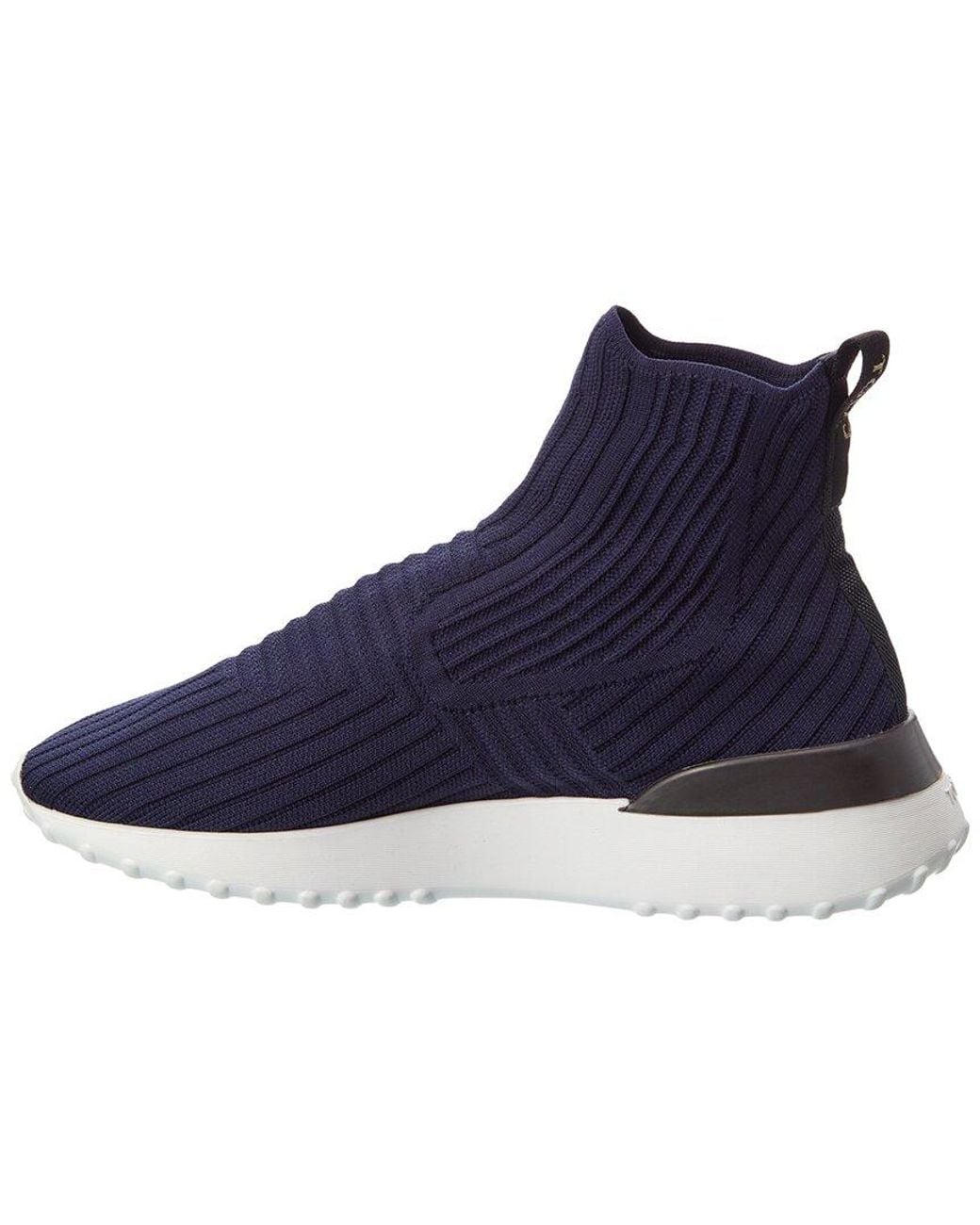 Tod's Blue Knit Sneaker