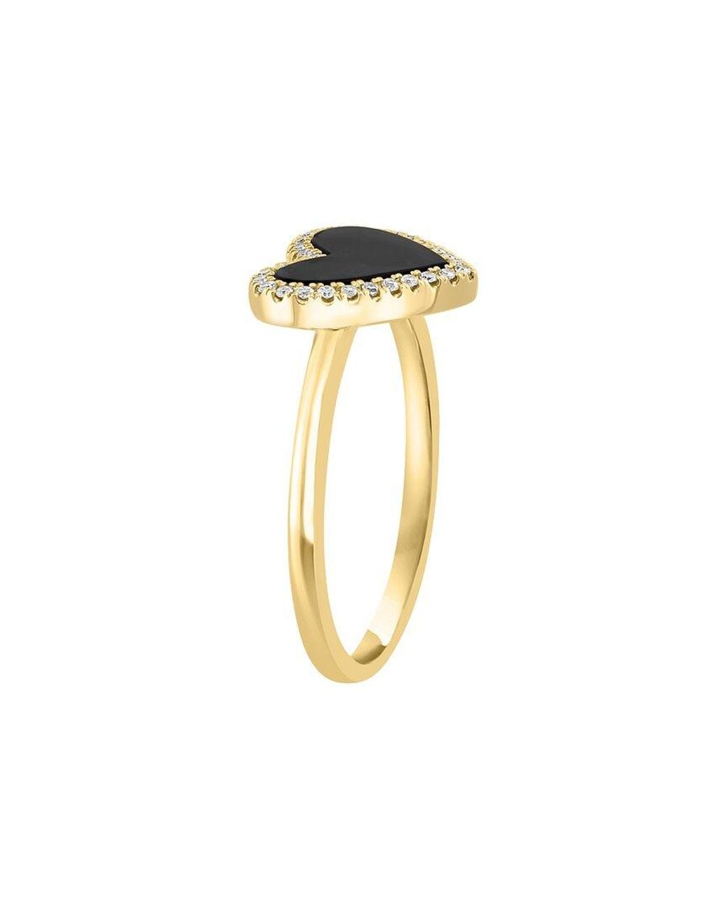 Effy Fine Jewelry Multicolor 14K 1.09 Ct. Tw. Diamond & Onyx Ring