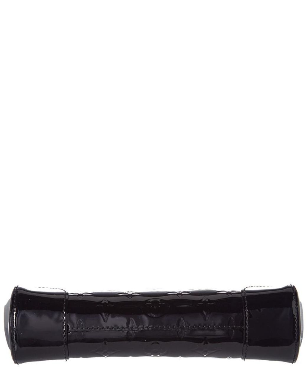 Louis Vuitton pre-owned black monogram Vernis leather square Op