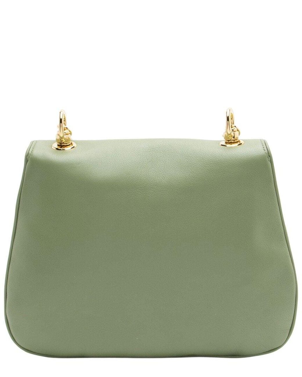 Gucci Green Leather Blondie Medium Shoulder Bag (Authentic Pre-Loved)