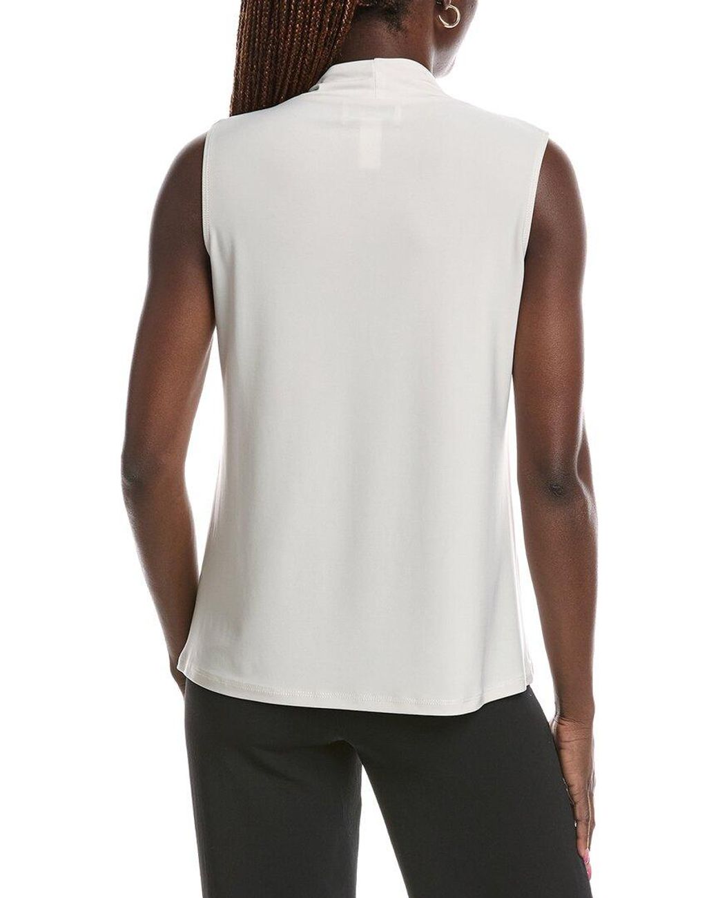Joseph Ribkoff White Sleeveless Blouse