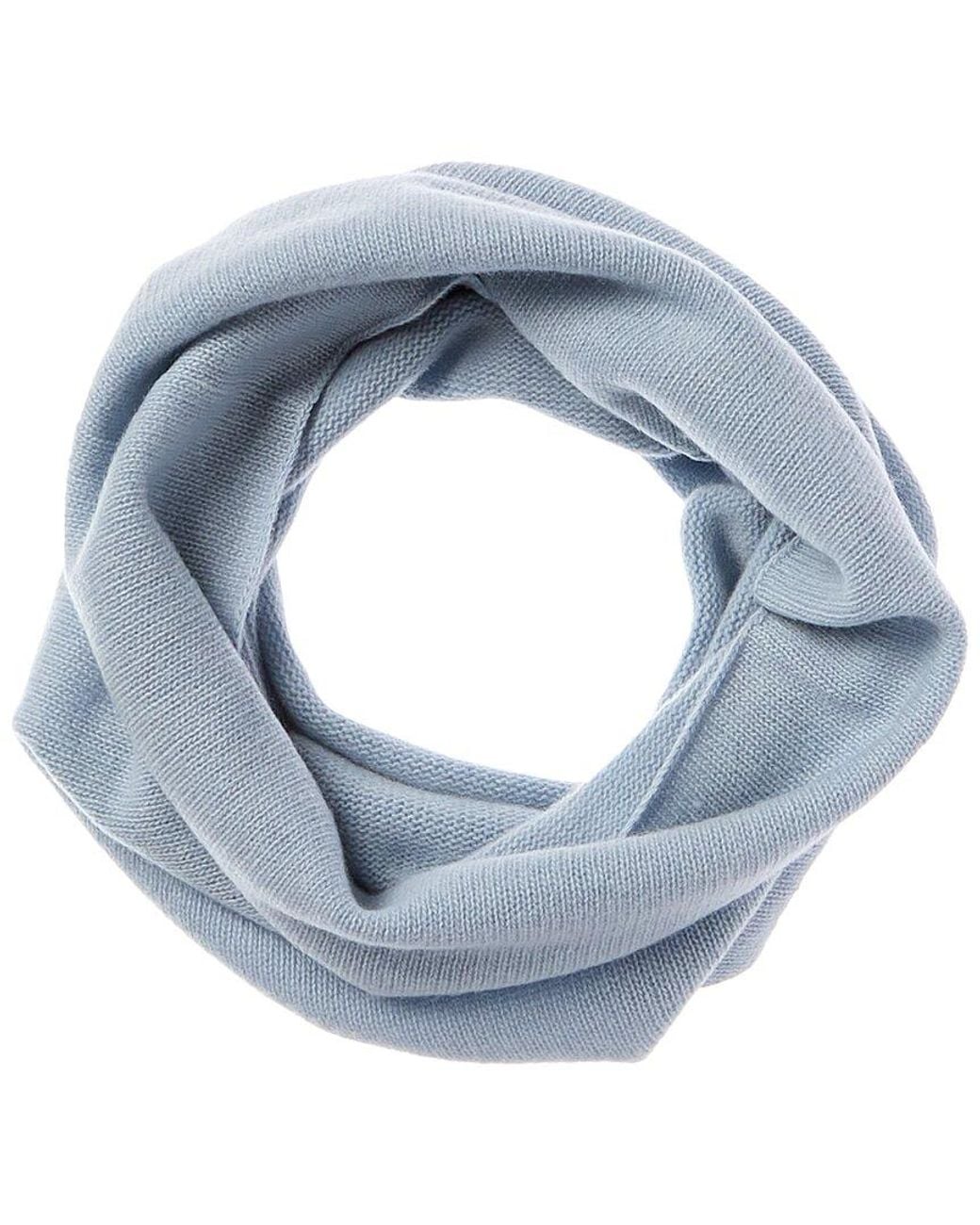 Portolano Blue Cashmere Hooded Scarf