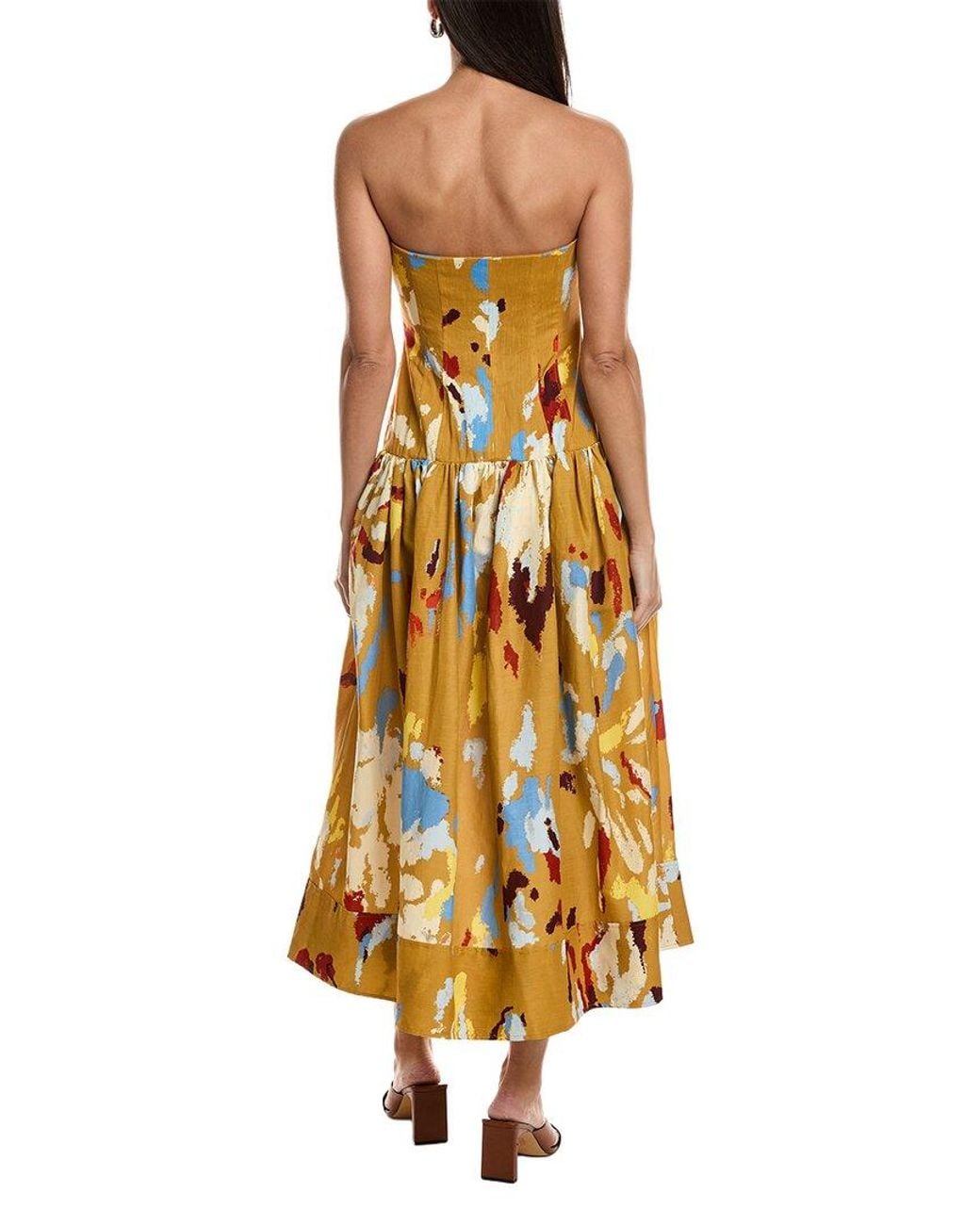 A.L.C. Metallic June Midi Dress