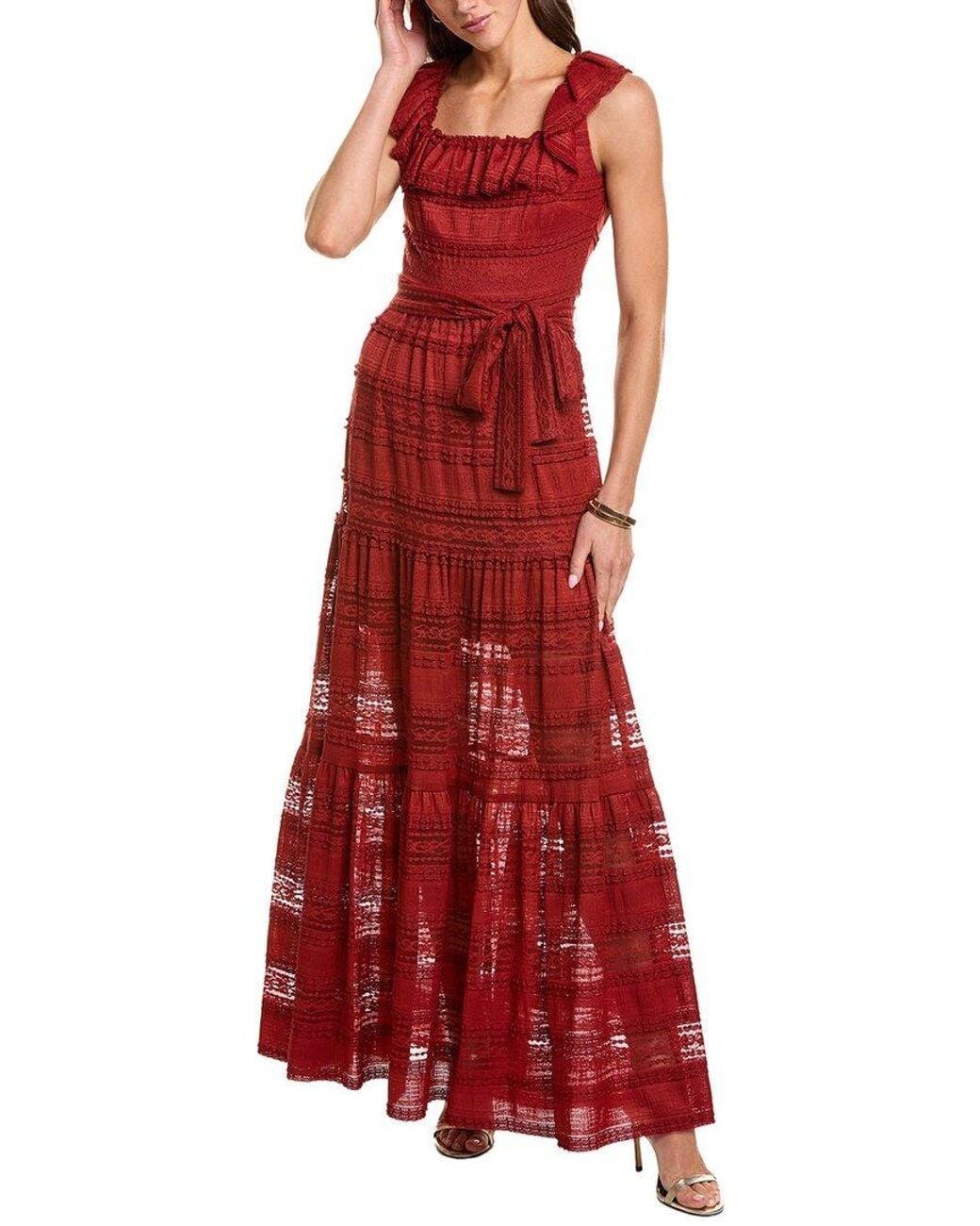 Eliza J Red Maxi Dress