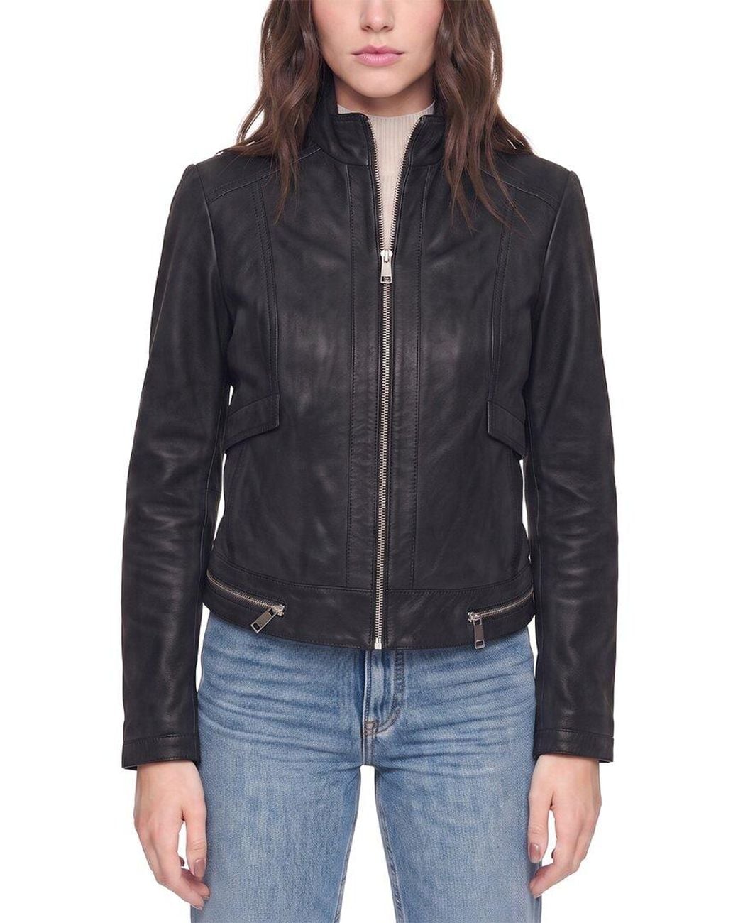 Andrew Marc Black Dnu Fix Rowan Leather