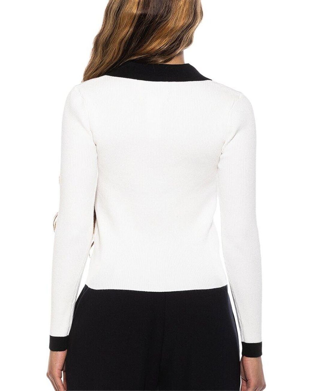 Alexia Admor White Crsti Top