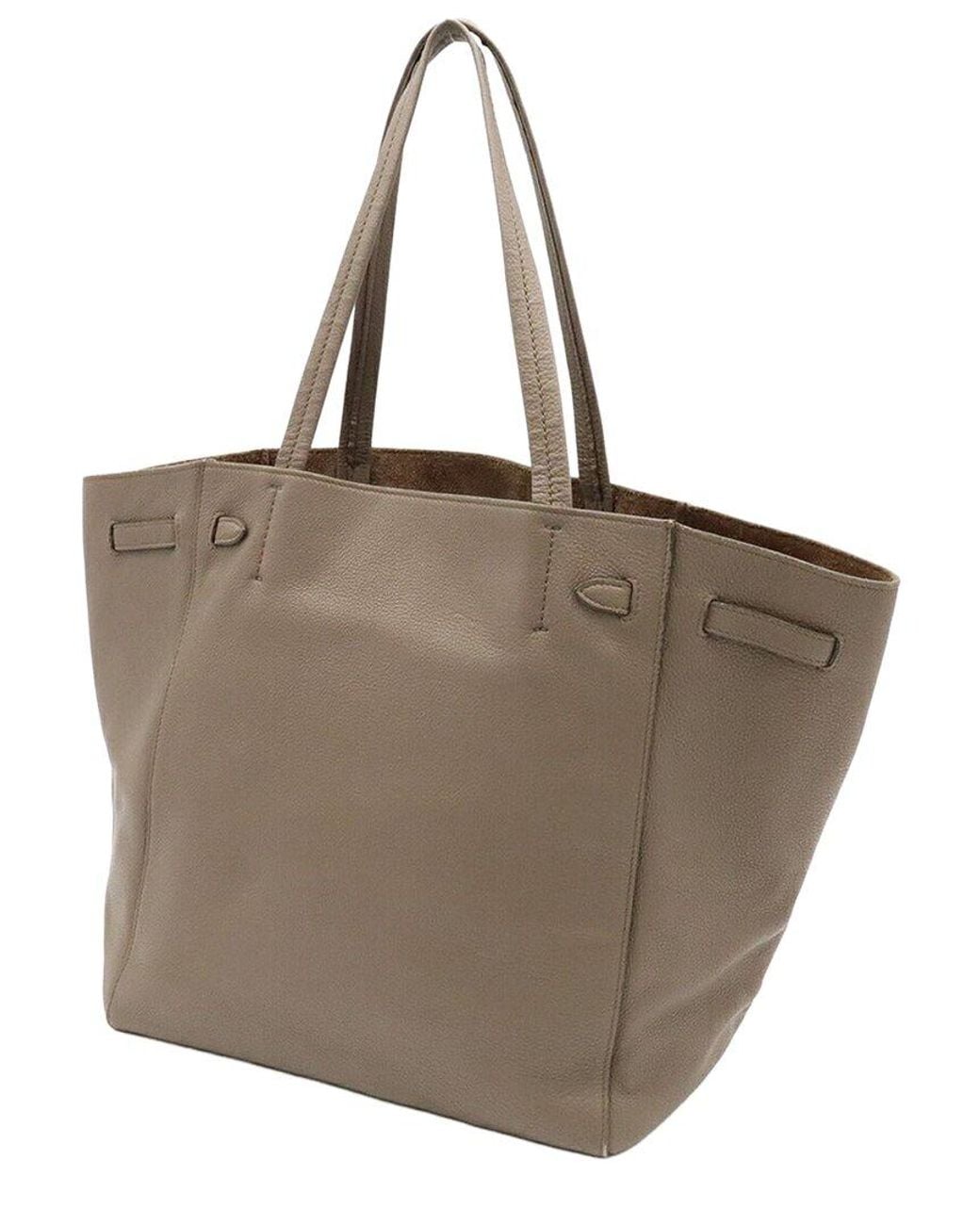 Céline Brown Leather Cabas Phantom Tote (Authentic Pre-Loved)