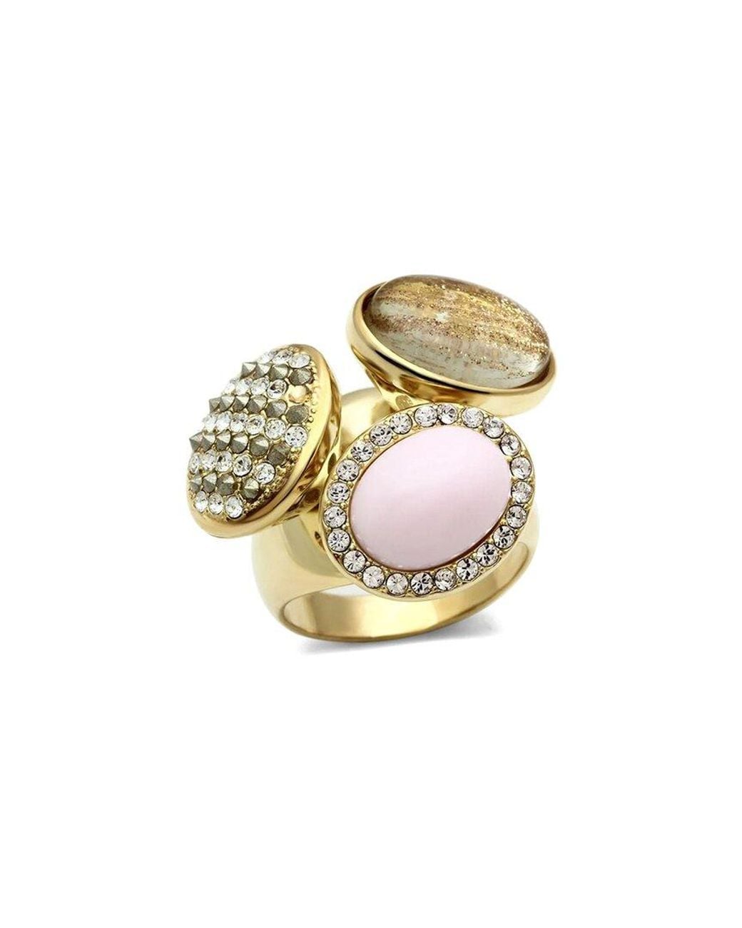 Alamode Jewelry Metallic Plated Ring