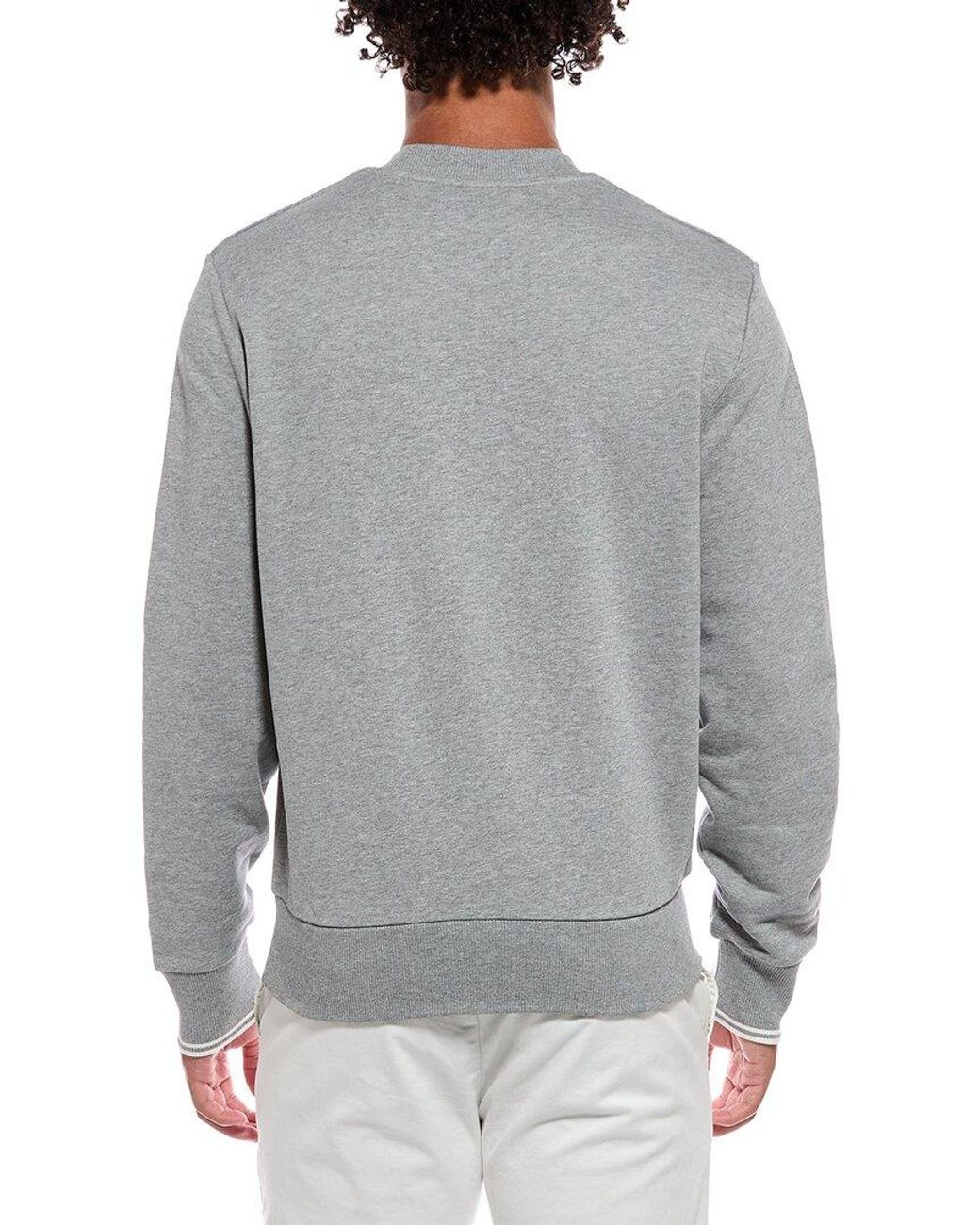 Fred Perry Gray Crewneck Sweatshirt for men