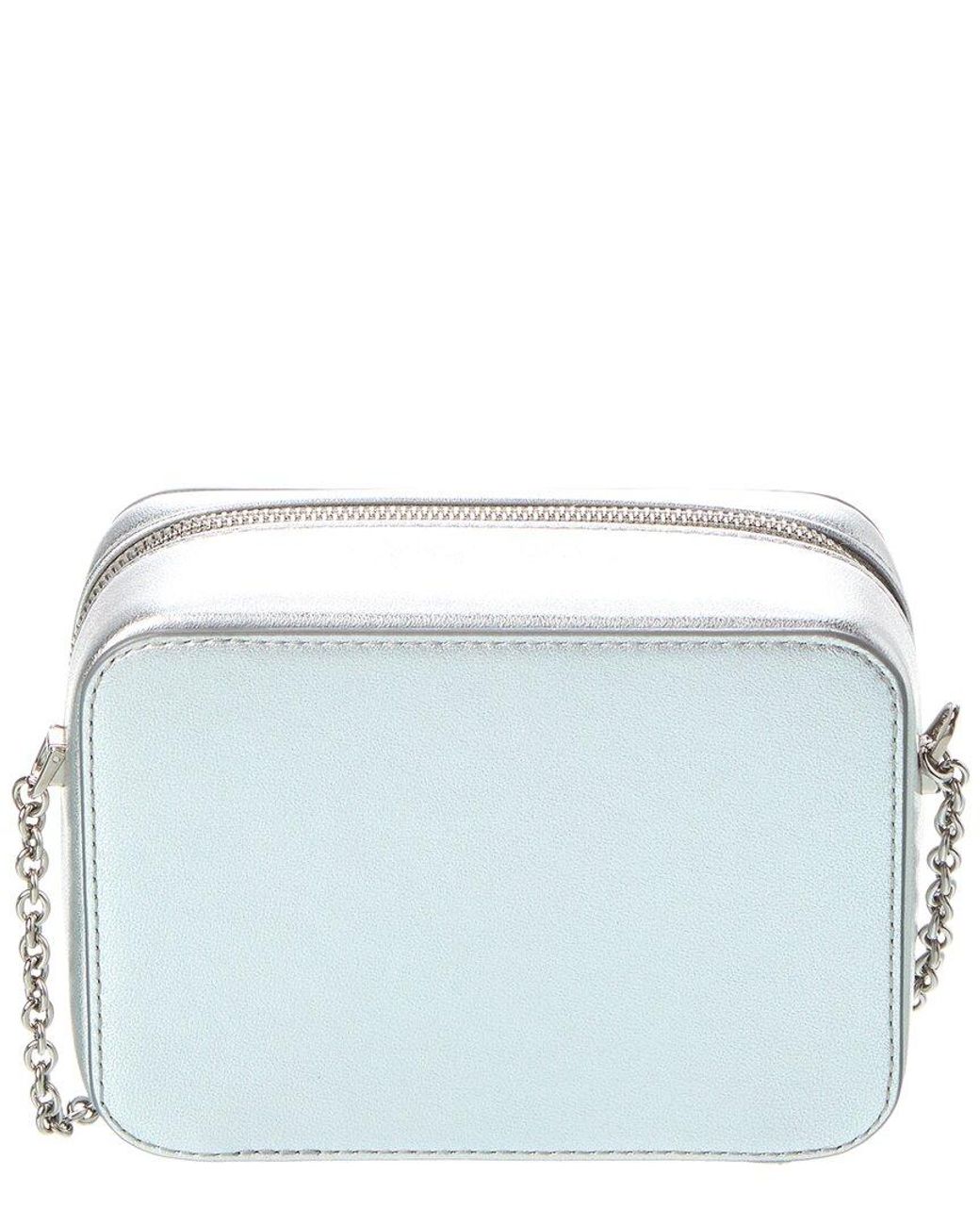 Furla Gray Camelia Mini Leather Camera Case