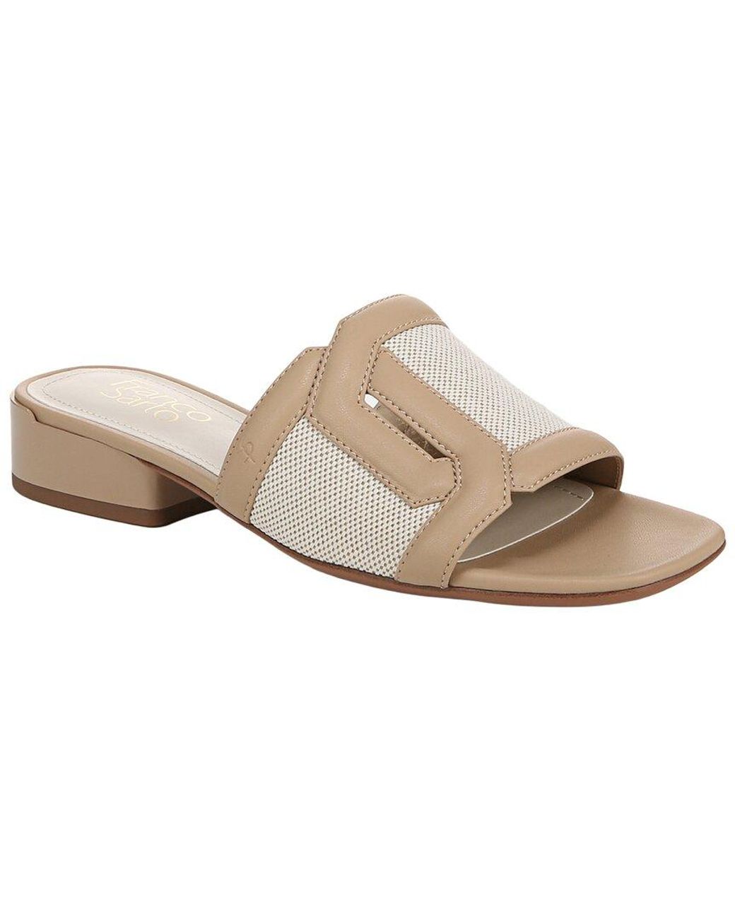 Franco Sarto White Margot Slide