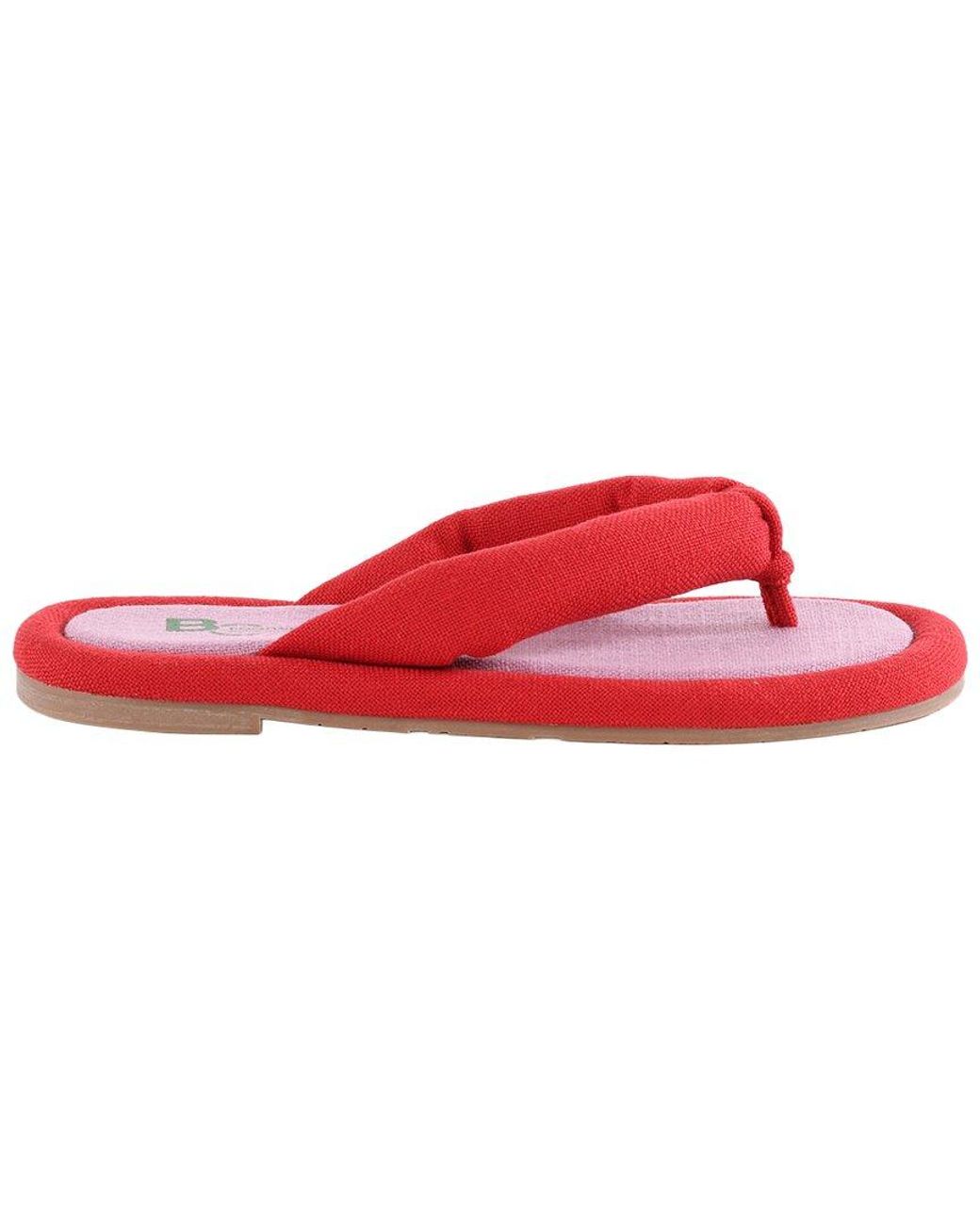 BC By Seychelles Red Flipside Sandal