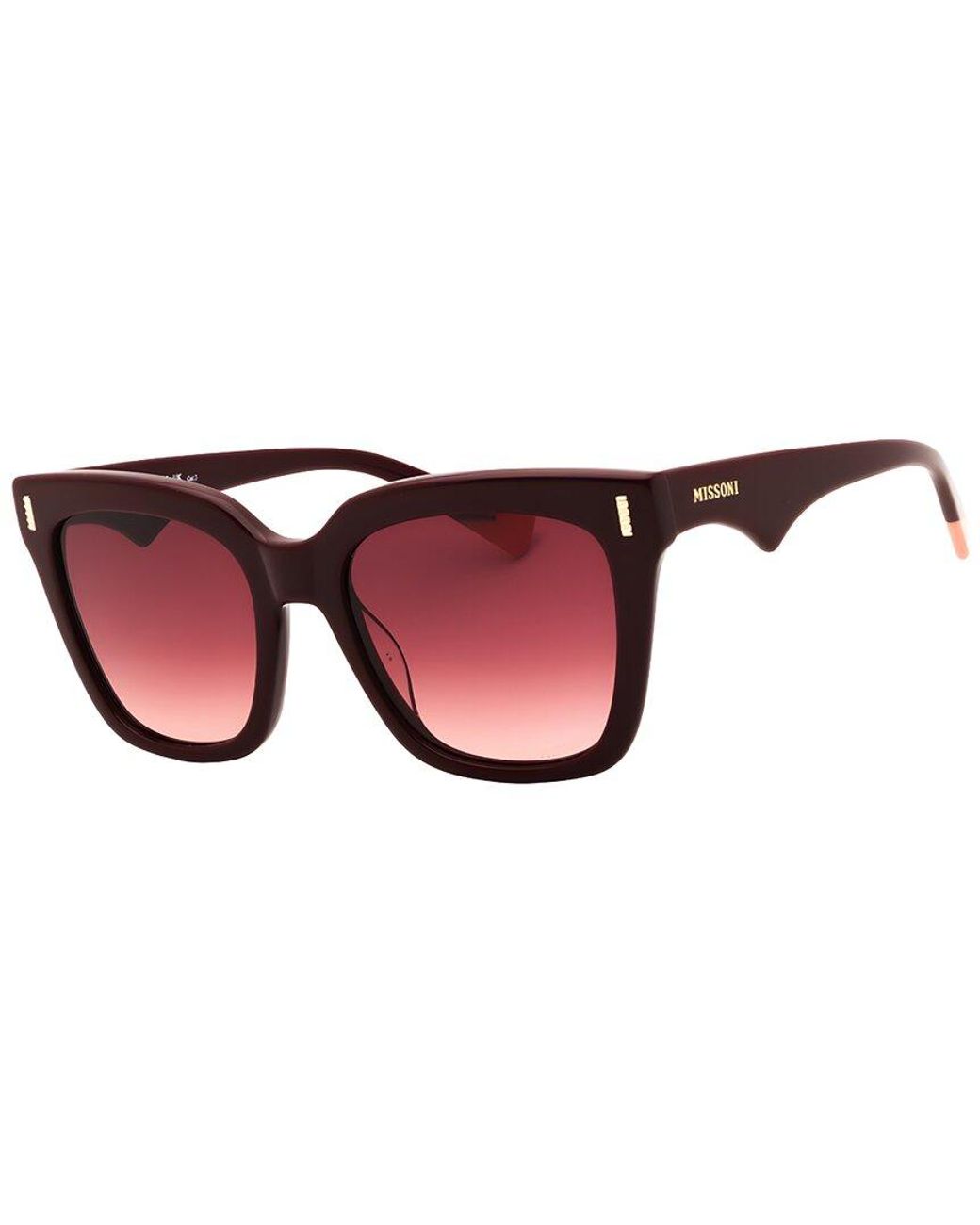 Missoni Red 53Mm Sunglasses