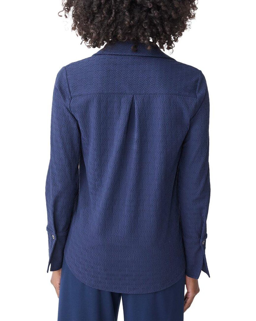J.McLaughlin Blue Alfie Top