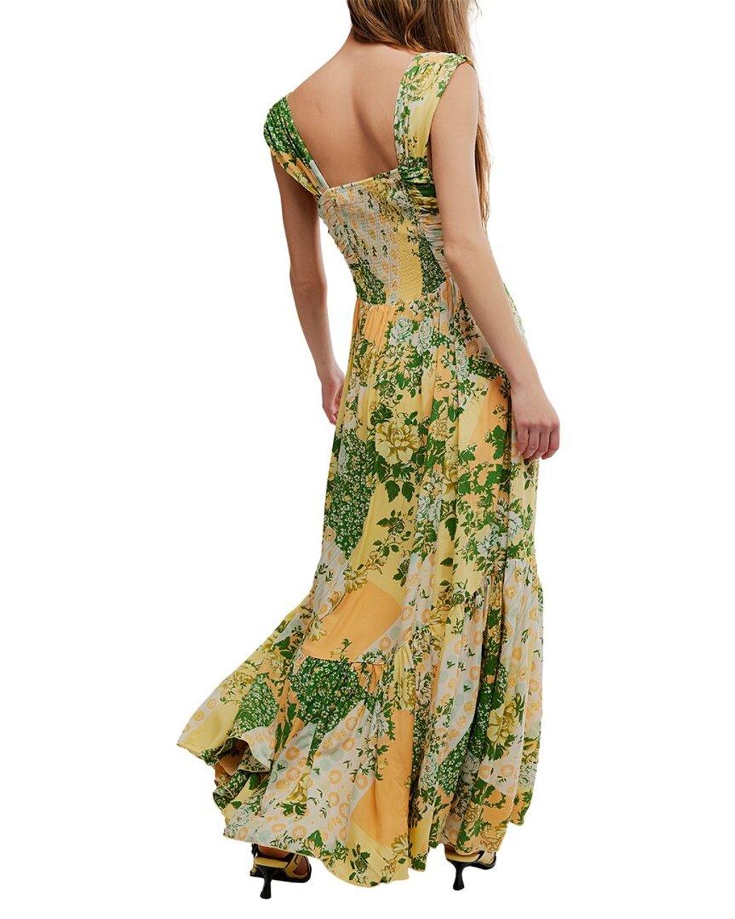 Free People Green Sasha Maxi Dress