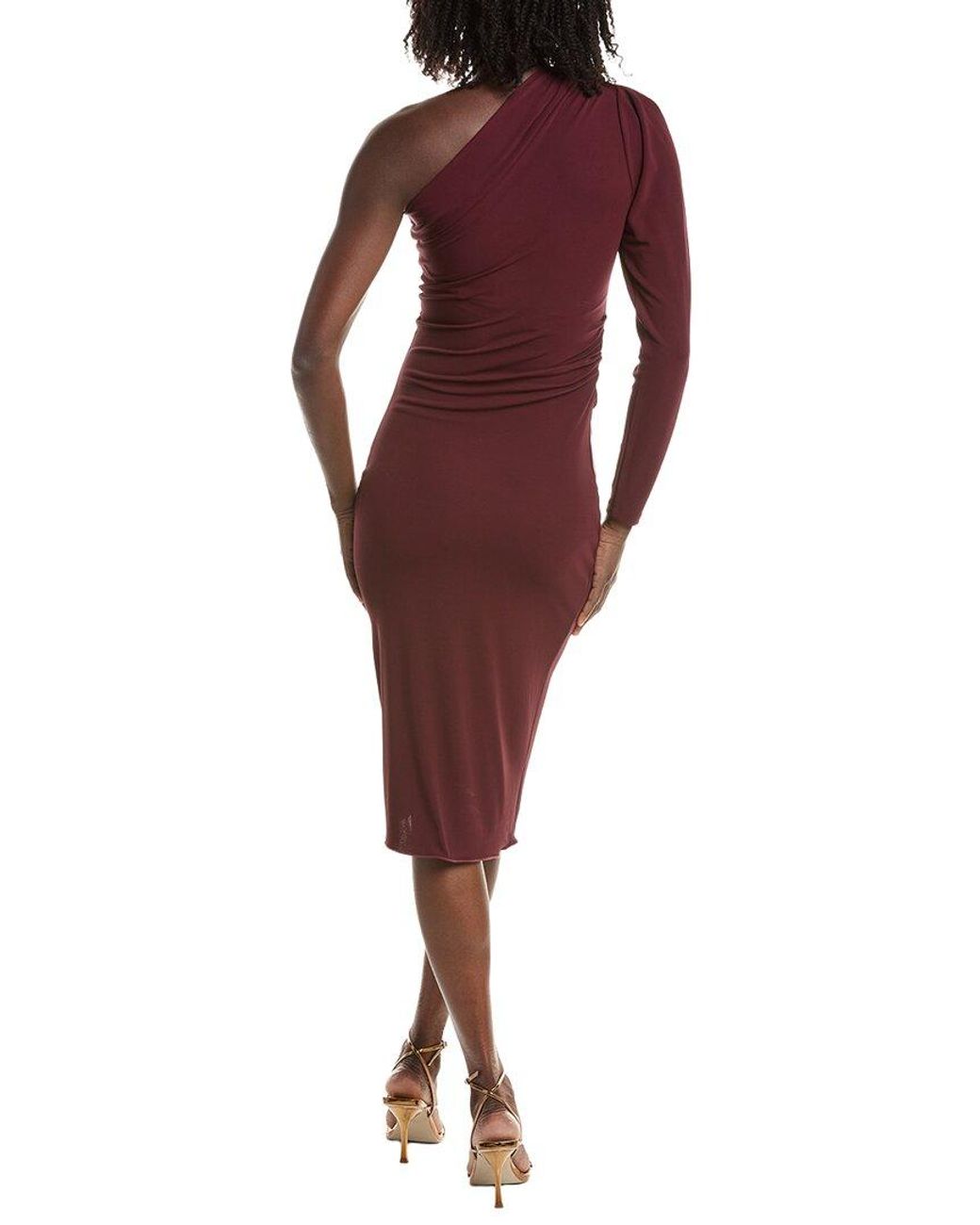 Max Mara Red Studio Gargano Jersey Dress