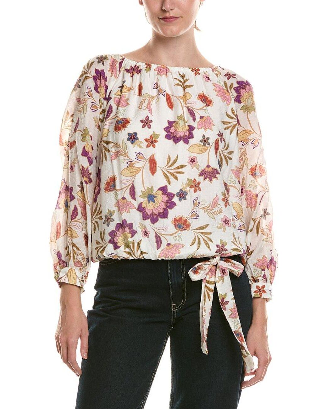 Vince Camuto Red Off-The-Shoulder Blouse