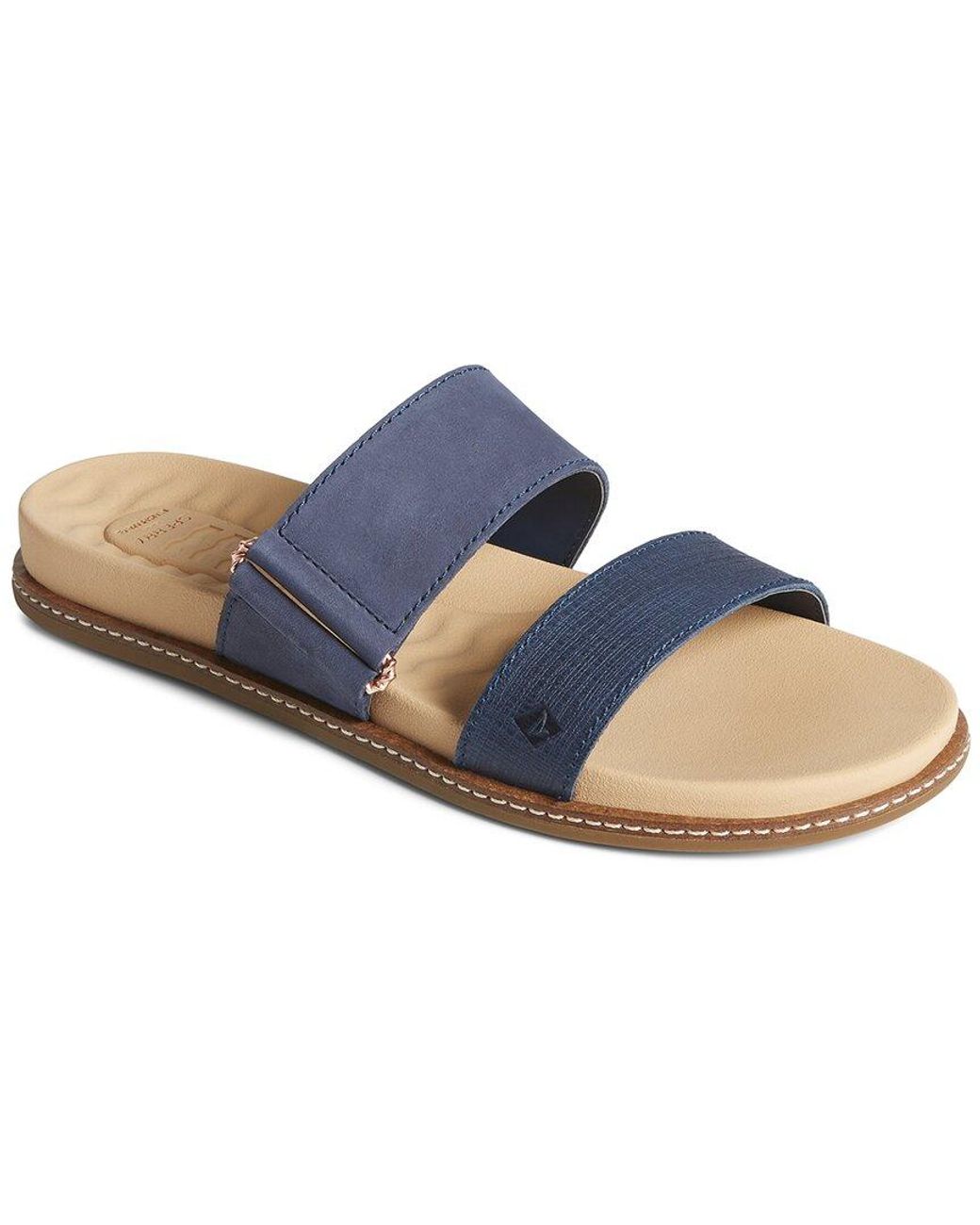 Sperry Women's Waveside PLUSHWAVE Leather Flip Flops | Dillard's