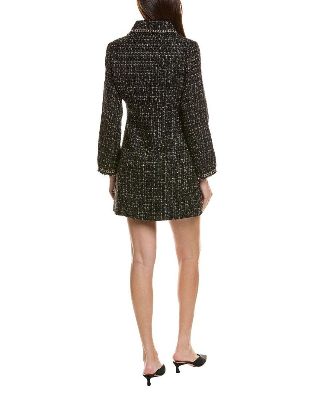 tyler boe Black Beth Boucle Dress