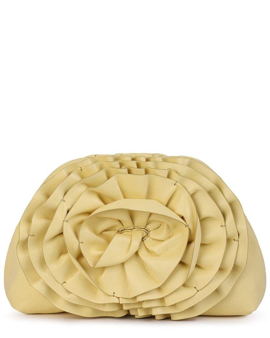 Rafe New York Metallic Aya Leather Clutch