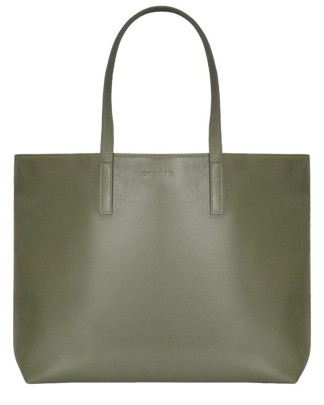 CHAMPS Green Onyx Open Tote