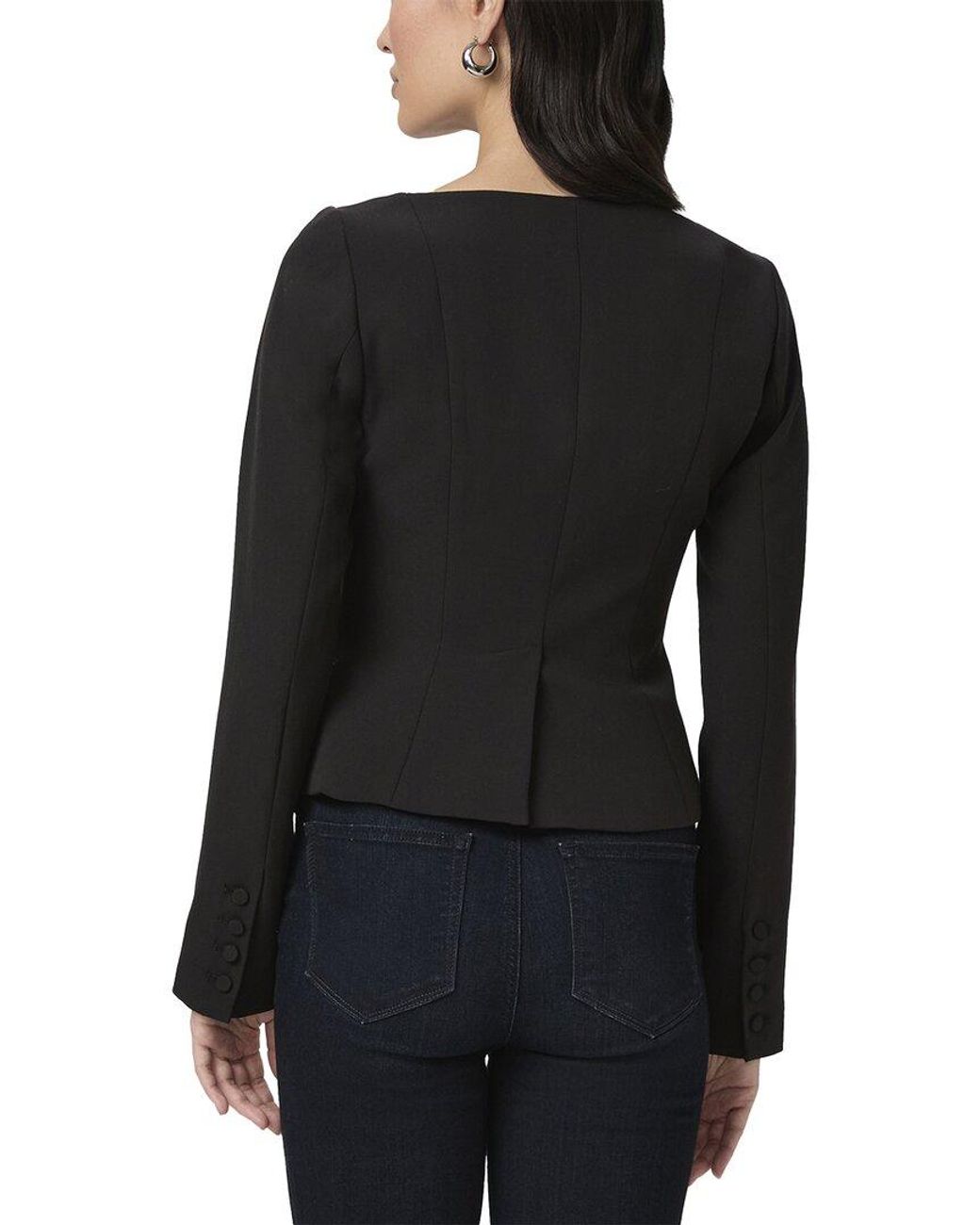 PAIGE Black Rhea Top