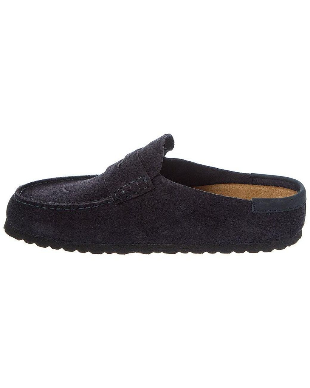 Birkenstock Blue Naples Narrow Wrapped Suede Clog