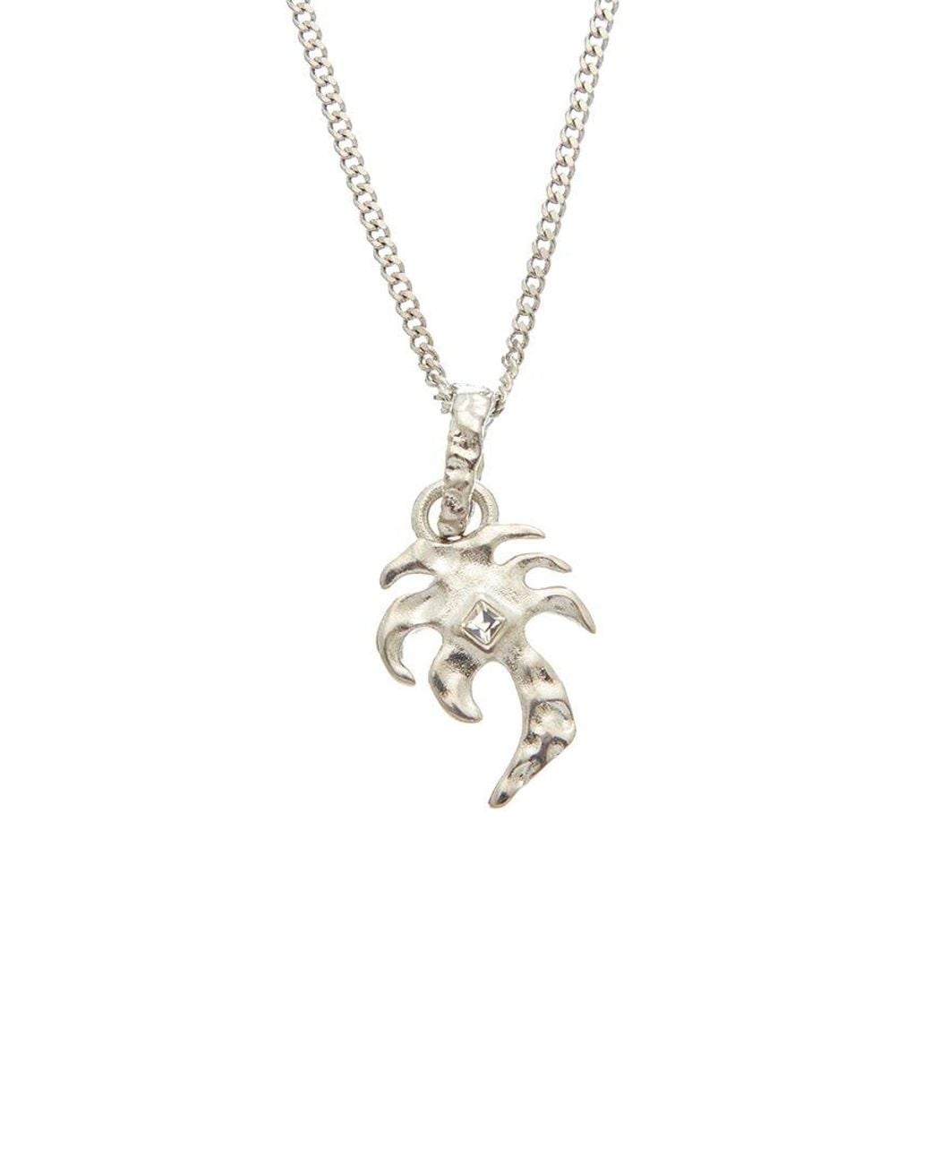 Palm Angels Metallic Palm Necklace