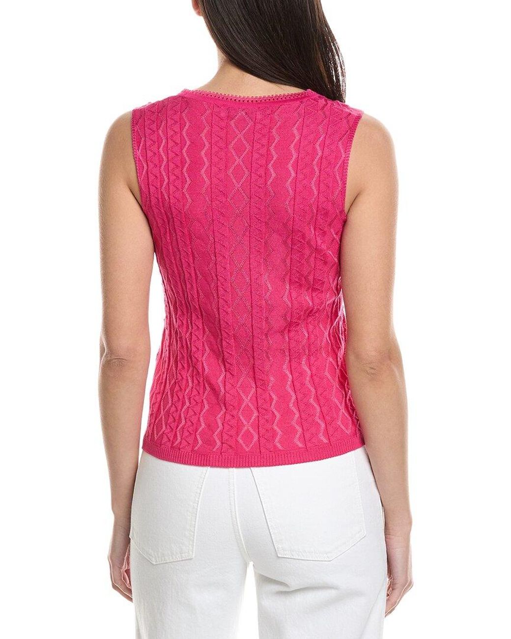 Missoni Red Knit Top