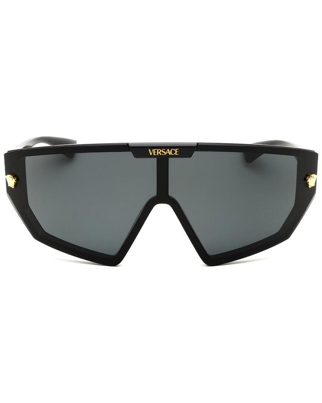 Versace Black 147Mm Sunglasses for men
