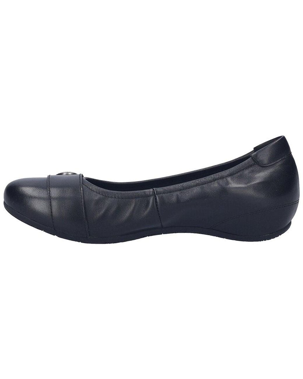 Josef Seibel Blue Florina 04 Leather Ballerina Flat