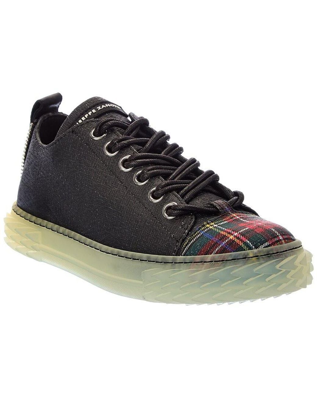 Giuseppe Zanotti Black Blabber Leather Sneaker