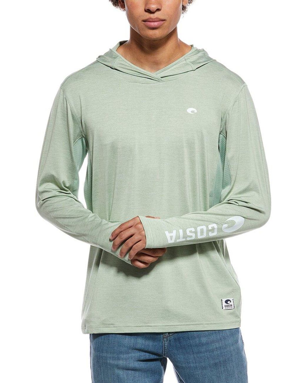 COSTA APPAREL Green Voyager Hoodie for men