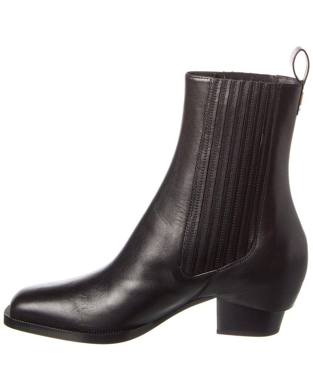 Fendi Brown Leather Bootie