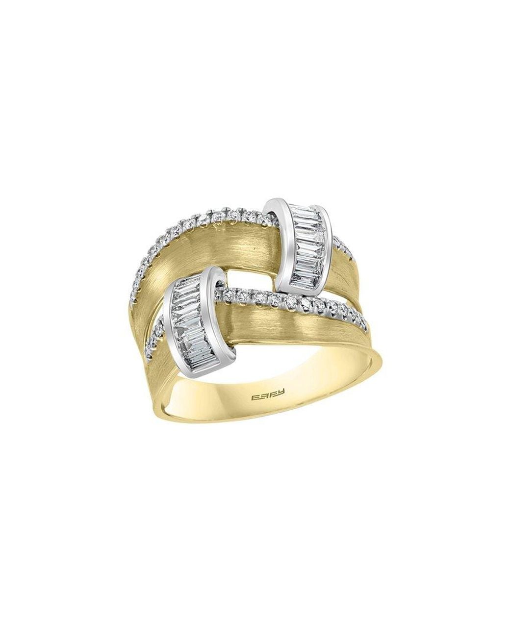 Effy Fine Jewelry White 14K 0.72 Ct. Tw. Diamond Ring