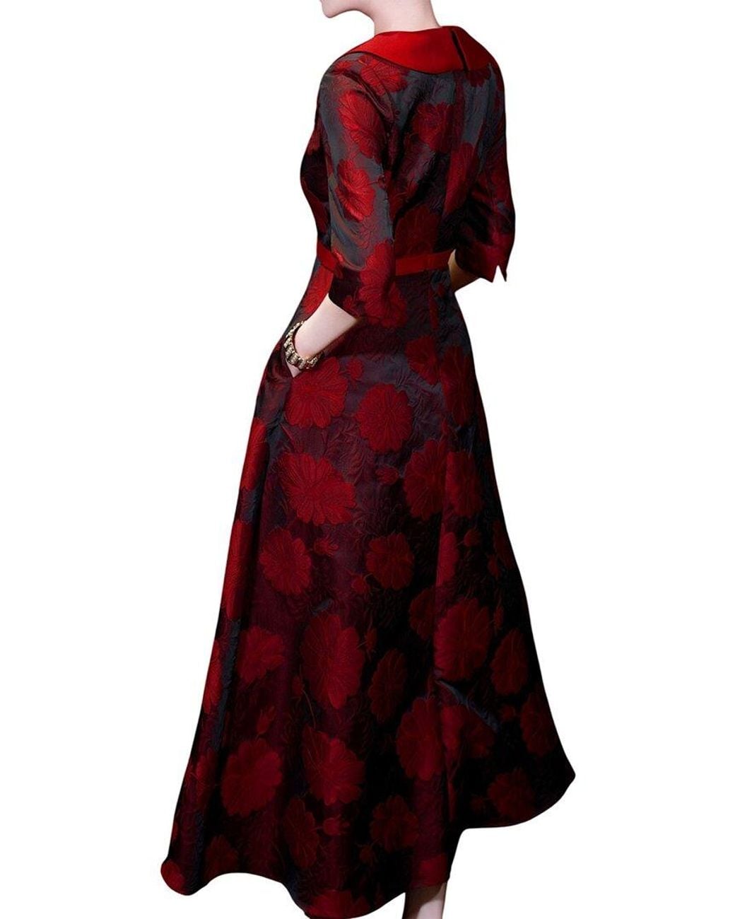 BRC By BURRYCO Red Midi Dress
