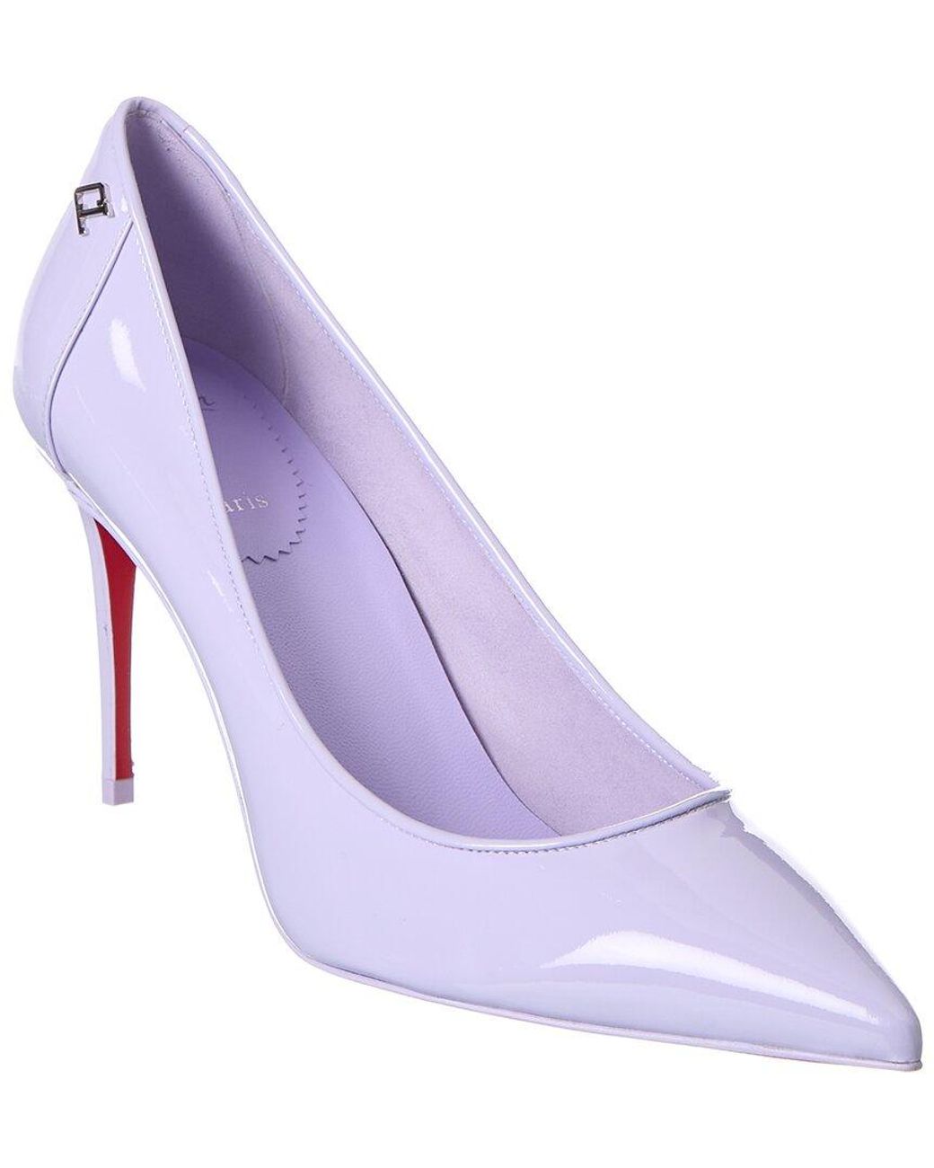 Christian Louboutin Sporty Kate 85 Patent Pump in Purple | Lyst