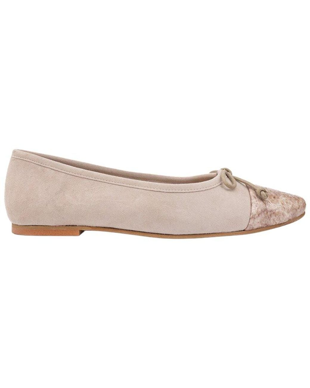 Menina Step Natural Belle Leather Flat