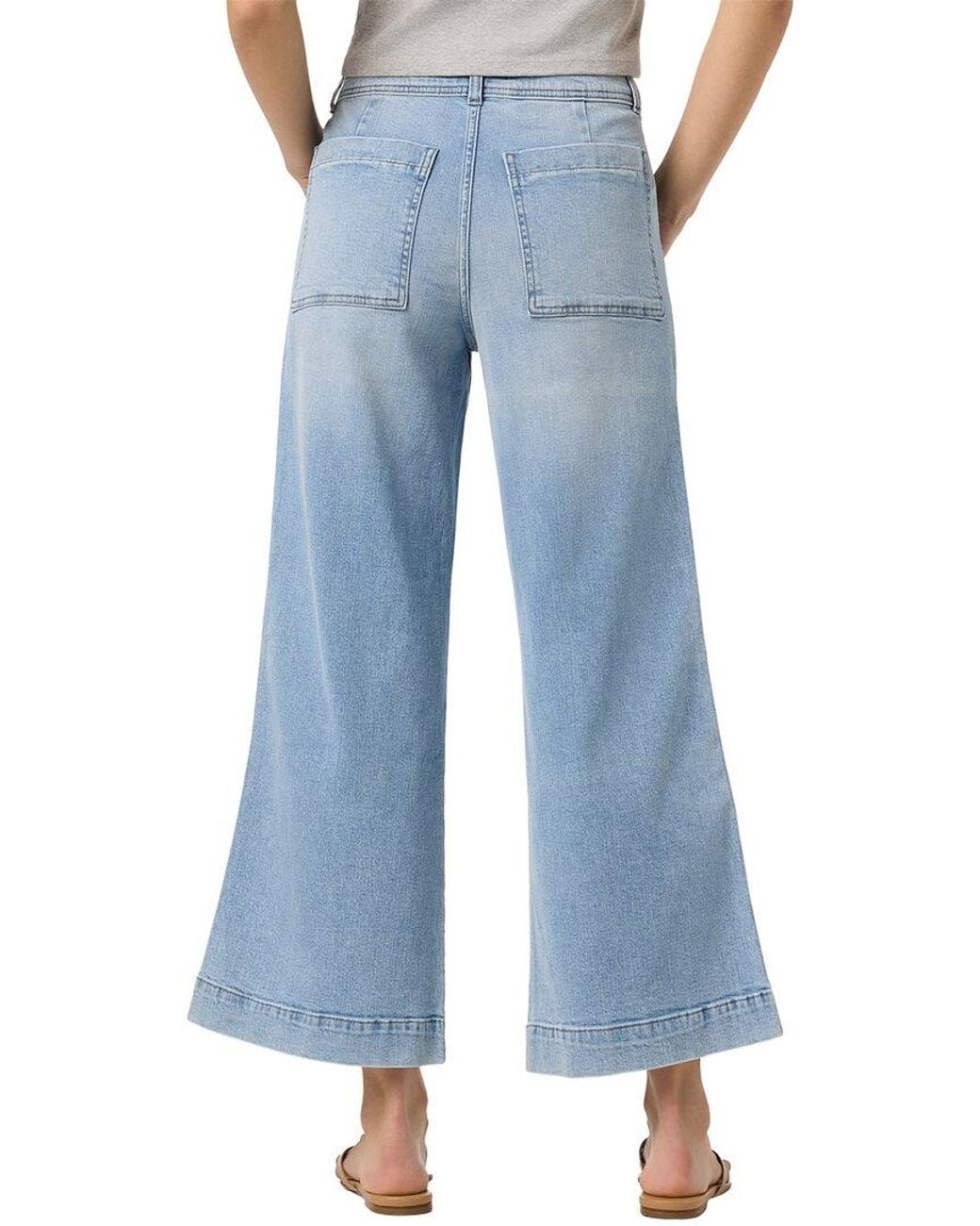 Joe's Jeans Blue Wide Leg Cargo Ankle Audirelle Jean