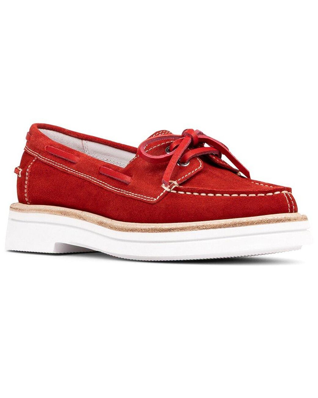 Donald J Pliner Red Lillith Leather Loafer