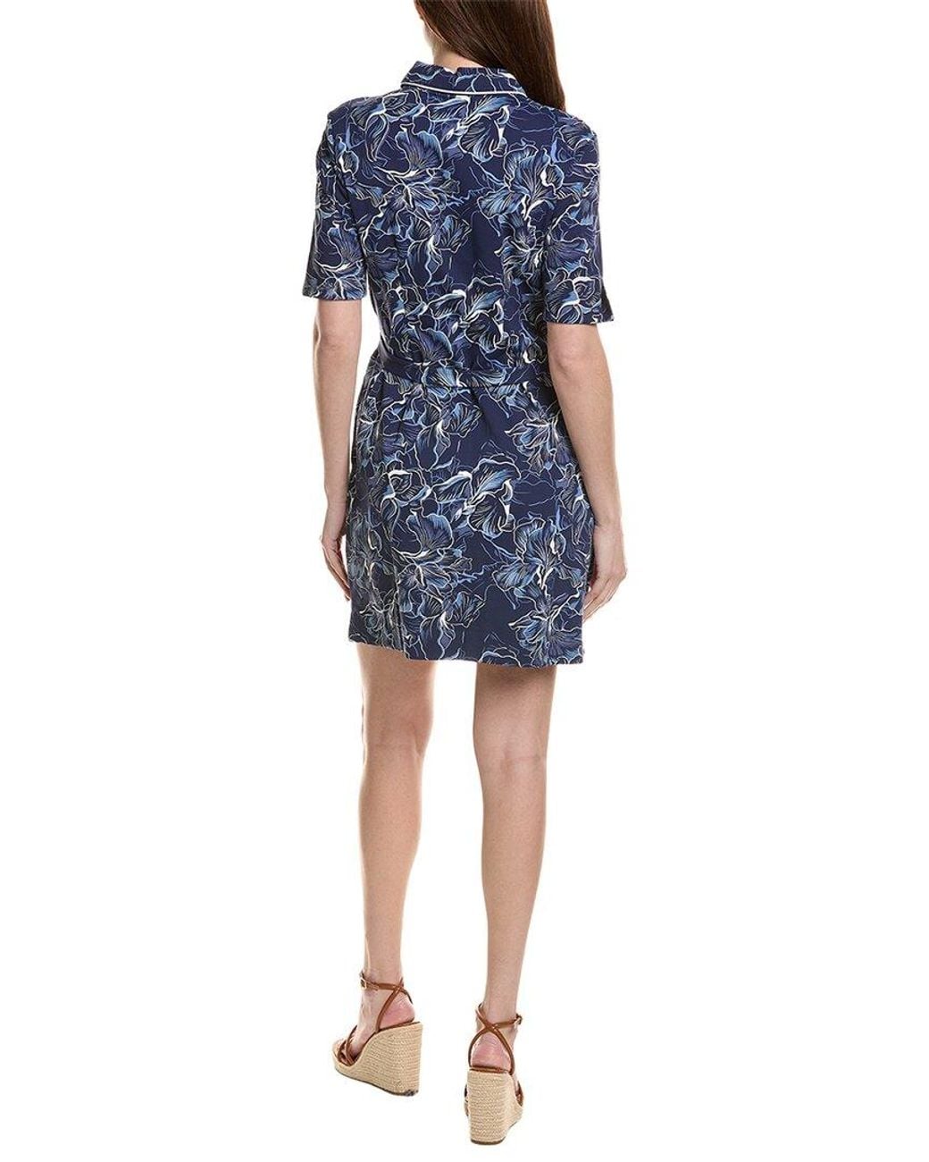 Tommy Bahama Blue Aubrey Sapphire Sea Islandzone Shirtdress